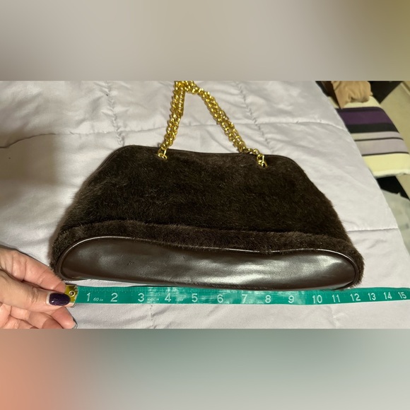 Victoria's Secret brown fur purse - Picture 6 of 9